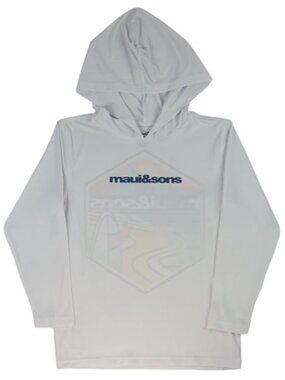 6/7 (small) Maui & Sons Boys Hooded Sun Shirt